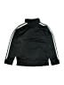 Adidas 100% Polyester Black Track Jacket Size 6 - photo 2