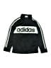Adidas 100% Polyester Black Track Jacket Size 6 - photo 1