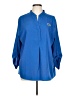 UG Apparel 100% Polyester Blue 3/4 Sleeve Blouse Size L - photo 1