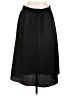 A New Day 100% Polyester Solid Black Casual Skirt Size L - photo 1