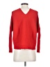 FUZZI Solid Red Pullover Sweater Size XS - photo 2