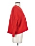 FUZZI Solid Red Pullover Sweater Size XS - photo 4