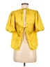 Adelyn Rae Yellow Short Sleeve Blouse Size M - photo 2