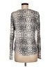 Socialite Animal Print Silver Pullover Sweater Size M - photo 2