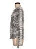 Socialite Animal Print Silver Pullover Sweater Size M - photo 5