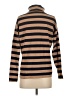J.Crew Stripes Brown Turtleneck Sweater Size XS - photo 2