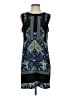 BCBGMAXAZRIA Graphic Blue Casual Dress Size S - photo 1
