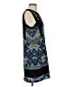 BCBGMAXAZRIA Graphic Blue Casual Dress Size S - photo 4