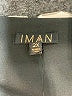 IMAN 100% Polyester Print Black Long Sleeve Blouse Size 2X - photo 7