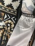 IMAN 100% Polyester Print Black Long Sleeve Blouse Size 2X - photo 8
