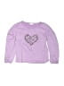 Btween Hearts Purple Long Sleeve Top Size 7 - photo 1
