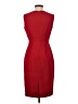 Calvin Klein 100% Polyester Solid Red Cocktail Dress Size S (estimated) - photo 2