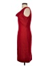 Calvin Klein 100% Polyester Solid Red Cocktail Dress Size S (estimated) - photo 5
