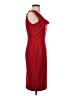 Calvin Klein 100% Polyester Solid Red Cocktail Dress Size S (estimated) - photo 4