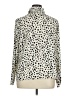 Gilli 100% Polyester Animal Print Ivory Long Sleeve Blouse Size 1X - photo 2