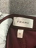 FRAME Burgundy Jeans Size 25 waist - photo 7