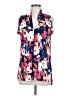 Assorted Brands Pink Sleeveless Button-Down Shirt Size M - photo 1
