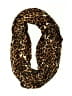 Express 100% Rayon Animal Print Brown Scarf One size - photo 1