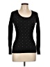 Candie's Polka Dots Black Pullover Sweater Size L - photo 1