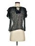 Eri + Ali Green Short Sleeve Blouse Size XS - photo 1