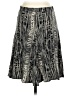 Max Studio Print Gray Casual Skirt Size S - photo 1