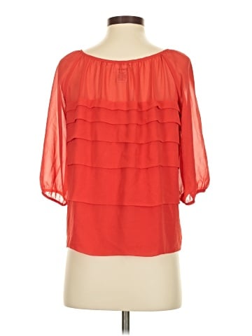Max Studio 3/4 Sleeve Blouse (view 2)