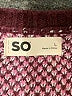 Sonoma Goods for Life Floral Burgundy Pullover Sweater Size L - photo 7