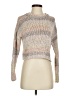 360 Sweater 100% Cotton Metallic Silver Pullover Sweater Size XS - photo 1