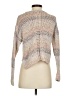360 Sweater 100% Cotton Metallic Silver Pullover Sweater Size XS - photo 2