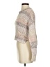 360 Sweater 100% Cotton Metallic Silver Pullover Sweater Size XS - photo 5