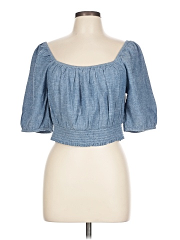 American Eagle Outfitters 3/4 Sleeve Blouse (view 1)