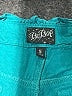 Bebop 100% Rayon Solid Teal Shorts Size 5 - photo 3