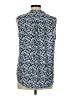 Vince Camuto 100% Polyester Blue Sleeveless Blouse Size M - photo 2