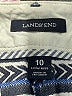 Lands' End Stripes Blue Board Shorts Size 10 - photo 3