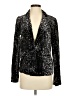 Elevenses Metallic Black Blazer Size 4 - photo 1