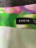 Shein 100% Polyester Print Green Long Sleeve Blouse Size S - photo 7
