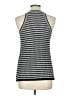 Nanette Lepore Stripes Silver Tank Top Size L - photo 2