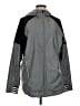 Adidas 100% Polyester Gray Windbreaker Size M - photo 1