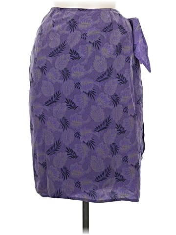 Linda Allard Ellen Tracy Silk Skirt (view 1)
