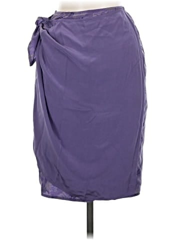 Linda Allard Ellen Tracy Silk Skirt (view 2)