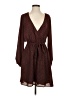 Gap 100% Polyester Animal Print Brown Casual Dress Size S - photo 1