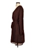 Gap 100% Polyester Animal Print Brown Casual Dress Size S - photo 5