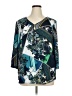 Tacera Teal 3/4 Sleeve Blouse Size XL - photo 1