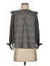 MICHAEL Michael Kors Gray Long Sleeve Blouse Size XS - photo 1