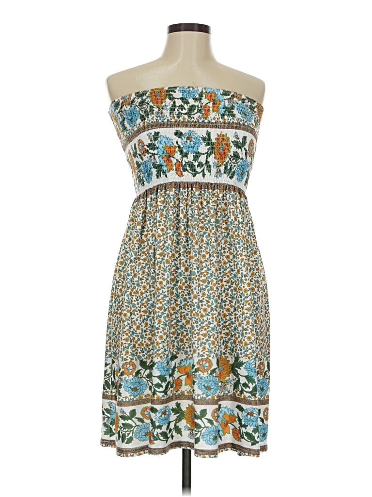 Pre-owned Zesica Casual Dress In Teal