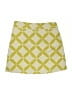 Kavu 100% Nylon Argyle Yellow Gray Skort Size 2 - photo 2