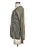 Olivia Moon Gray Long Sleeve Top Size S - photo 5