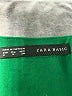 Zara Basic 100% Polyester Green Short Sleeve Blouse Size M - photo 7
