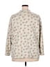 Bobbie Brooks Floral Tan Ivory Pullover Sweater Size 26 - 28 - photo 2
