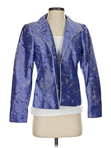 Nina Mclemore Silk Blazer (view 1)
